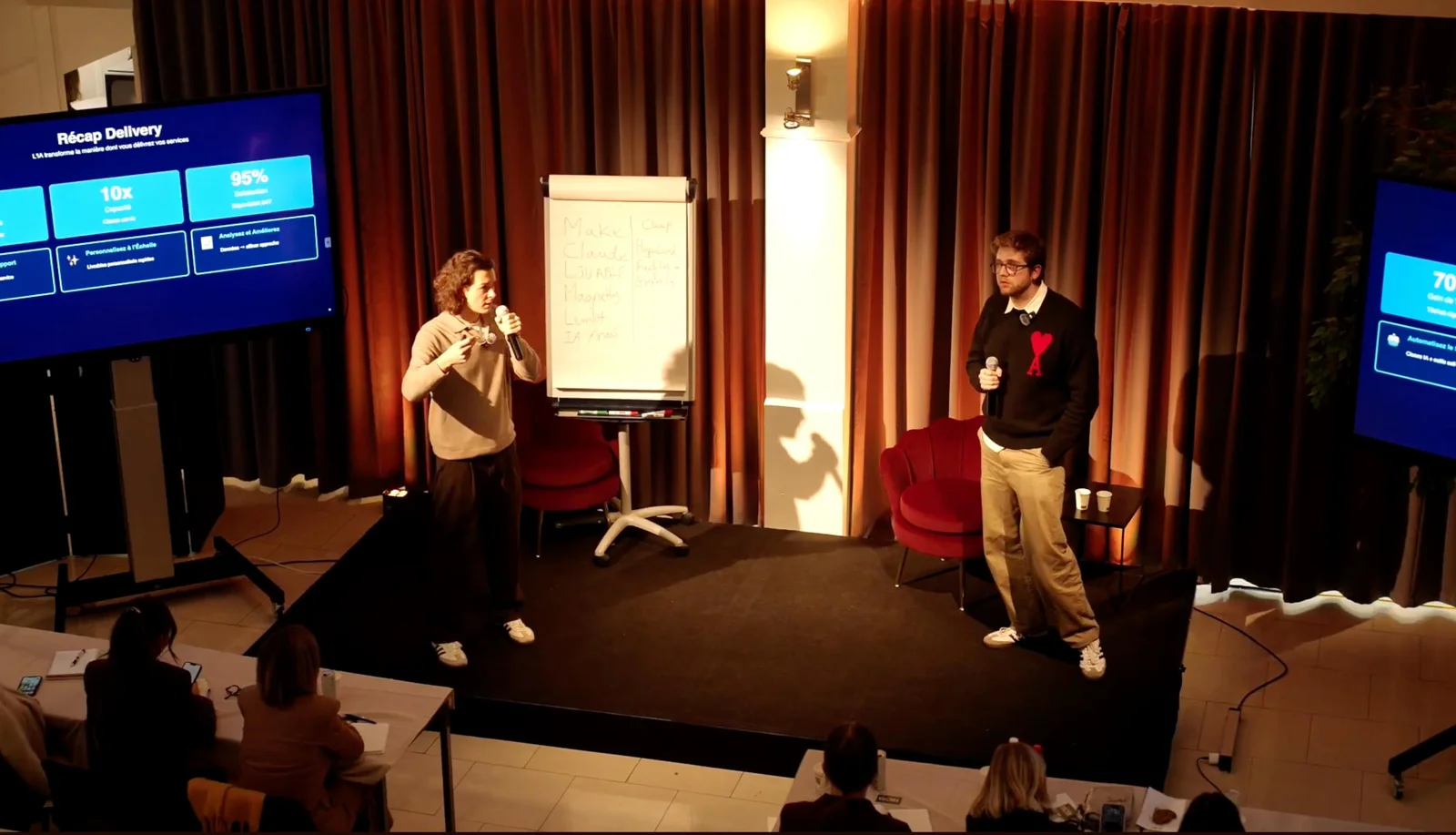 Paul et Louis, conférence à deux voix entre les écrans